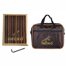 Cajon de viagem compacto GECKO persussão de bateria de mão plana com bolsa PAD-1 para presente comprar usado  Enviando para Brazil