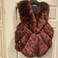 Faux fur gilet for sale  UK