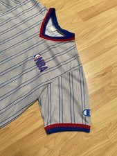 Camiseta listrada vintage anos 80 NBA usada em jogos árbitro basquete tamanho GG campeão comprar usado  Enviando para Brazil