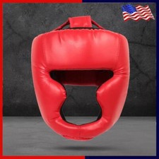 Capacete de boxe de couro ecológico espessado com cobertura total para crianças adultas comprar usado  Enviando para Brazil