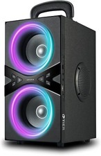 Alto-falantes Bluetooth, alto-falante portátil sem fio TWS com luzes, subwoofer alto 100Db comprar usado  Enviando para Brazil