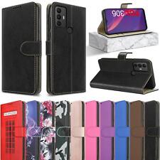 Capa telefone suporte carteira livro couro flip magnética fina para TCL 305/306 comprar usado  Enviando para Brazil