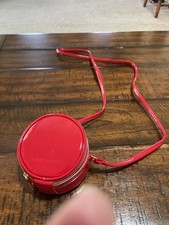 Usado, Bolsa tiracolo Marc Jacobs vermelha couro envernizado mini círculo bolsa com zíper usada comprar usado  Enviando para Brazil
