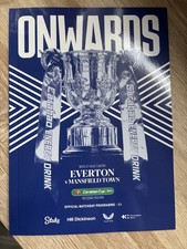 Everton mansfield town for sale  LIVERPOOL