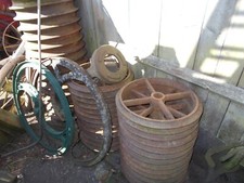 Cast iron wheels for sale  LYDNEY