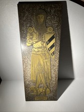 Medieval brass plaque for sale  Buffalo Grove