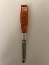 Descascador de lâmina flutuante vegetal vintage 7" borboleta laranja cabo plástico retrô comprar usado  Enviando para Brazil