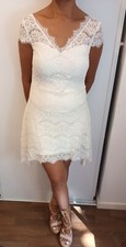 Robe dentelle blanche d'occasion  Paris XVII