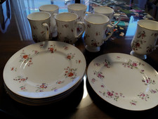 ROYAL VICTORIA BONE CHINA, Conjunto de Almoço feito na Inglaterra 7 LOTES 0F 1 CANECA e 1 PRATO comprar usado  Enviando para Brazil