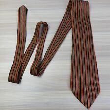 Vestido hippie masculino de seda listra vertical multicolorido azul vermelho gravata PALIO Itália comprar usado  Enviando para Brazil