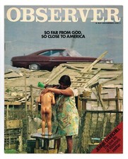 Observer magazine back for sale  LONDON