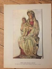 Gravure vierge assise d'occasion  Rouen-