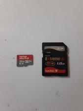 Cartão microSD SanDisk Ultra Plus 32GB e cartão SD Extreme III 1GB comprar usado  Enviando para Brazil