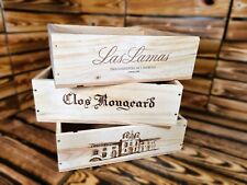 Pack wooden wine for sale  LISS