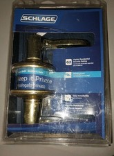  Conjunto completo de maçaneta de porta de bloqueio para cama e banho Schlage caixa aberta comprar usado  Enviando para Brazil