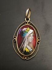 Superbe pendentif émaux d'occasion  Neuvy-Saint-Sépulchre