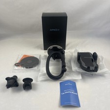 Suporte para telefone de carro APPS2Car 13"" pescoço de ganso suporte resistente espelho preto comprar usado  Enviando para Brazil
