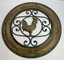 Verdigris metal rooster for sale  York