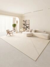 Alfombra moderna minimalista para habitación crema de lujo decoración del hogar alfombra nórdica esponjosa segunda mano  Embacar hacia Mexico