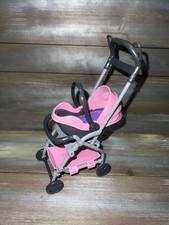 Cochecito de bebé Barbie Skipper niñeras rosa púrpura segunda mano  Embacar hacia Mexico