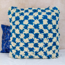 Checkered pillow cushion for sale  LONDON