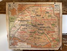 Carte affiche scolaire d'occasion  Paris I