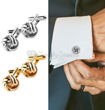 Knot cufflinks 18ct for sale  LOCHGELLY
