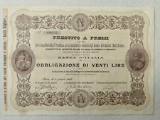 Obbligazione lire banc usato  Morra de Sanctis