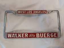 Quadro de placa de metal West Los Angeles Ford Walker Buerge, CA revendedor de carros, usado comprar usado  Enviando para Brazil