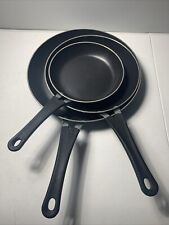 Conjunto de 3 frigideiras de porcelana esmaltada Tramontina 12-10-8" cabo de silicone comprar usado  Enviando para Brazil