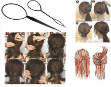 ZESTAW 2 Topsy Tail Tokarka Pomoc fryzurowa Hair Twister Pętla Pętla Styler na sprzedaż  Wysyłka do Poland