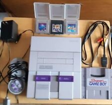 SNES E SUPER GAMEBOY COM 3 JOGOS GAMEBOY (POKEMON TCG, SUPER MARIO LAND & TETRIS), usado comprar usado  Enviando para Brazil