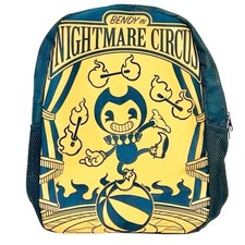 Mochila Bendy Máquina de Tinta Nightmare Circus Bolsa de Livro Amarela e Preta Usada comprar usado  Enviando para Brazil