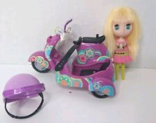 Conjunto de capacete de boneca Blythe Loves LPS Littlest Pet Shop scooter menina motocicleta 2010 comprar usado  Enviando para Brazil