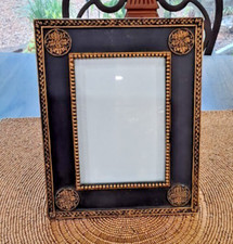 Moldura de resina marrom bronze 8,5x7 Art Deco por CBK Ltd com foto 5x7 inserção imagem comprar usado  Enviando para Brazil