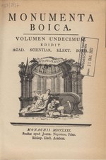 Monumenta boica volumen gebraucht kaufen  Dinkelscherben