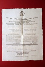 Grida repubblica cisalpina usato  Italia