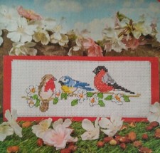 Stickvorlage kreuzstich vogel gebraucht kaufen  Bad Buchau