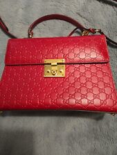 Large gucci red for sale  LONDON