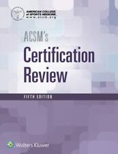 Acsm certification review for sale  Aurora