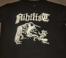 Nihilist shirt size for sale  LEEDS