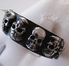 Bague inox skull d'occasion  Fessenheim