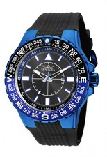 Relógio masculino Invicta Aviator mostrador preto silicone preto 19269 comprar usado  Enviando para Brazil