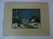 Finished needlepoint winter for sale  Eugene