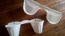 Doppelhalter weiß topfe gebraucht kaufen  Karlsruhe