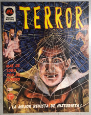 TERROR #7 (1967 México) revista de terror cómic en blanco y negro en español en muy buen estado segunda mano  Embacar hacia Mexico