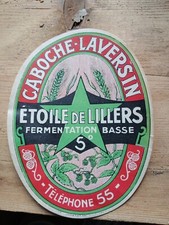 étiquette biere brasserie d'occasion  Beuvry