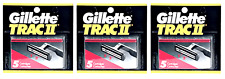 Gillette Trac II Razor Blade Refills, 15 cartuchos (embalagem a granel) comprar usado  Enviando para Brazil