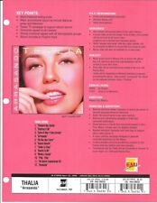 THALIA Raro VINTAGE 2000 PROMO TRADE AD Pôster para Arrasando CD 8,5x11 Estado perfeito comprar usado  Enviando para Brazil
