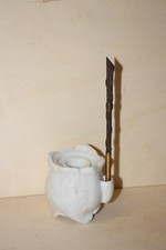 Encrier porcelaine blanche d'occasion  Saint-Genis-Laval